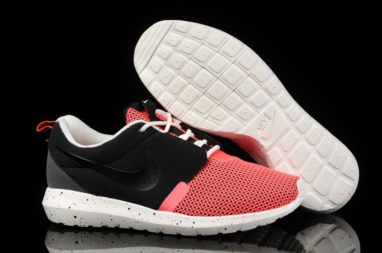 Nike Roshe Run Nm Br 3m Noir Orange Nouvelles Chaussures Pour Hommes